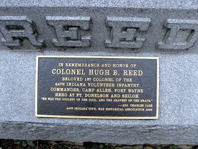 Col. Hugh B. Reed memorial