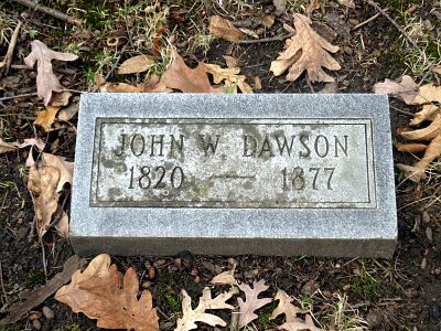 John Dawson headstone